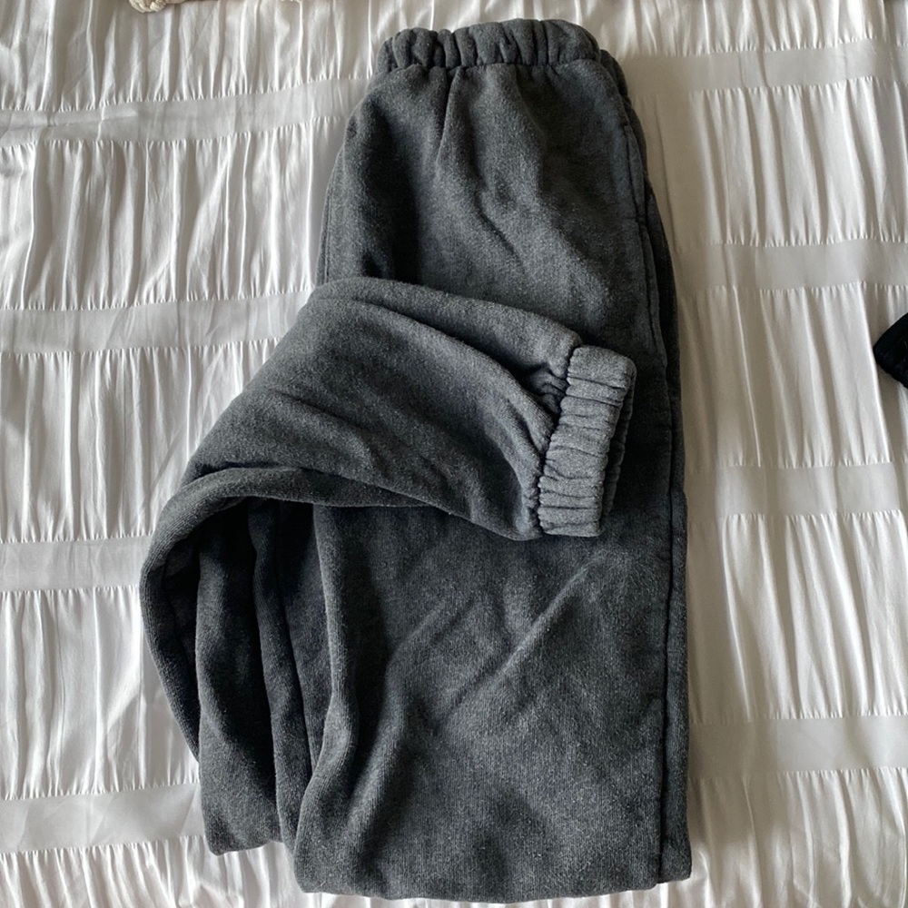 Grey Brandy Melville Rosa Sweatpants